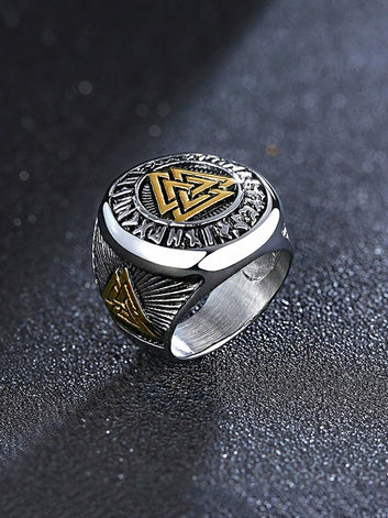 Men's Stainless Steel Titanium Ring