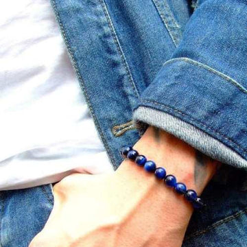 Royal Blue Tiger Eye Bracelet