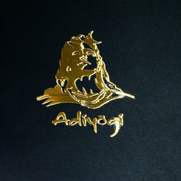 CY AdiYogi Divine Presence Metal Sticker Set of-4