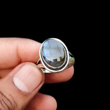 Labradorite Ring- Adjustable