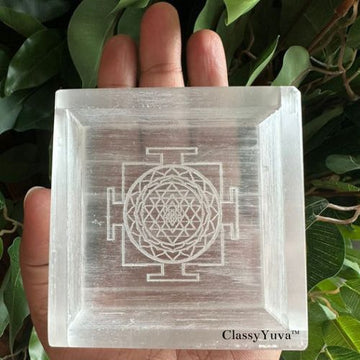 Selenite Charging Tray for Bracelets & Healing Stones – Chakra & Reiki Energy Purifier