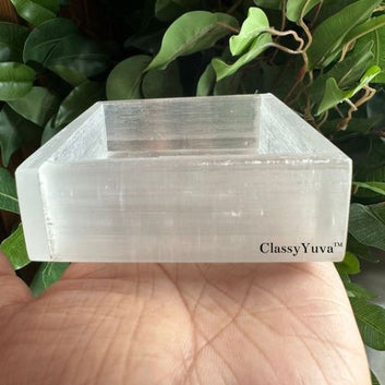 Selenite Charging Tray for Bracelets & Healing Stones – Chakra & Reiki Energy Purifier