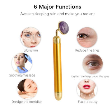 Amethyst Vibrating Facial Massager