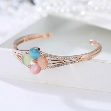 Multi Colour Bracelet with Austrian Crystal For Girls/ Women