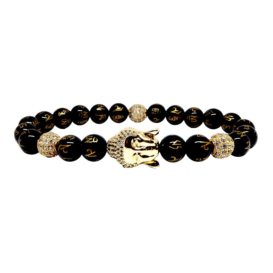 Good luck store buddha bracelet