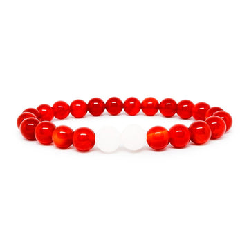 Makes You Creative Carnelian Bracelet with Snow White