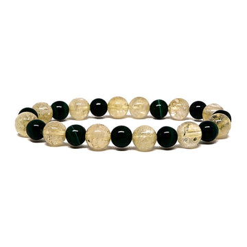 Transformation Bracelet with Citrine & Malachite