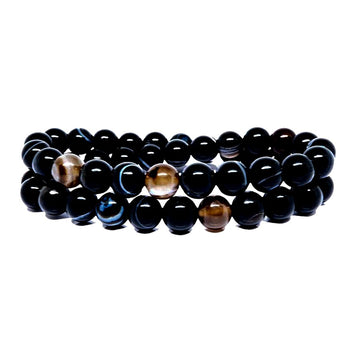 Draws Out Negative Energy Sulemani Hakik Double Layred  Bracelet