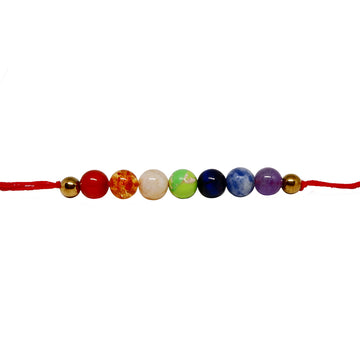 Health and Well-Being 7 chakra Rakhi Set of -2