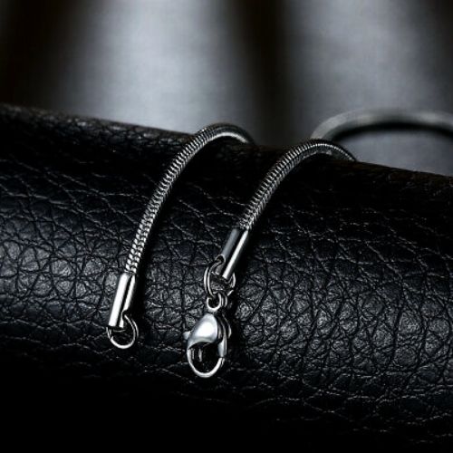 Snake chain for Men/Women Round Shape Made with Italian Stainless Stee
