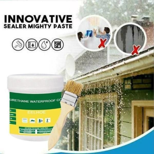 Waterproof Glue Clear Gel Bathroom Roof Top Concrete Wall Water Repellent Paint No Leak