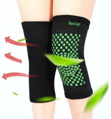 Coldproof Heating Knee Brace Elastic Knit Sport Joint Protection Knee Brace Sleeve