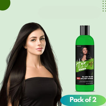 Hair Color Gel - 100% Gray Hair Coverage 125ML (Pack of 2)