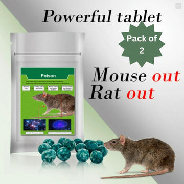 Poison RAT AND INSECT PEST Pellets Pack of 1 ( 30 Goli)