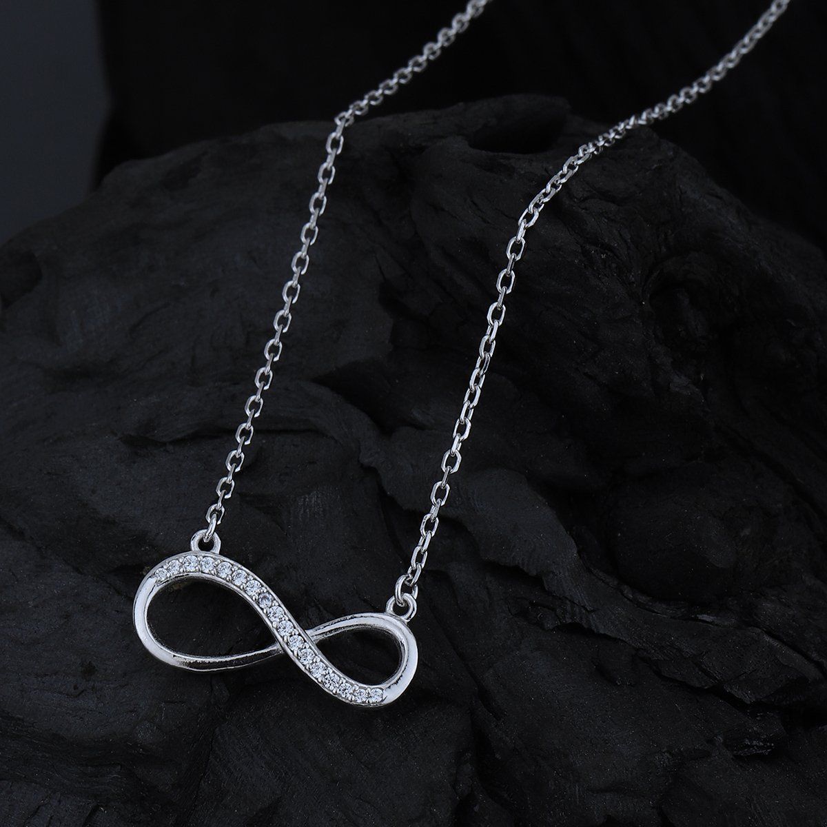 Infinite Elegance Silver Necklace