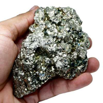 Natural Raw Geode Pyrite Stone