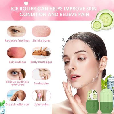Face Spa: Silicone Ice Facial Massager