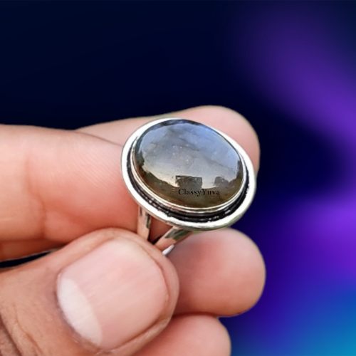 Labradorite Ring- Adjustable
