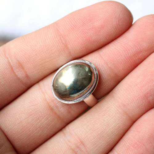Money & Good Luck Attractor Pyrite Ring