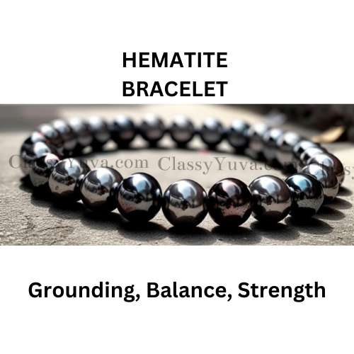 Hematite Bracelets for Grounding, Balance, and Strength