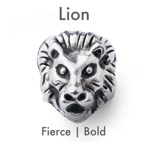 Tiger Eye Bracelet with Lion Head