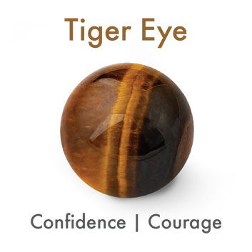 Tiger Eye Bracelet with Lava Stone