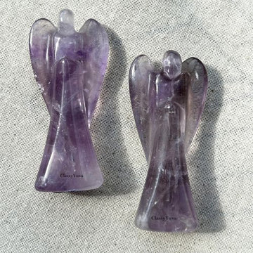 Amethyst Angel (2 Inch) – Divine Peace, Healing & Protection for Your Space