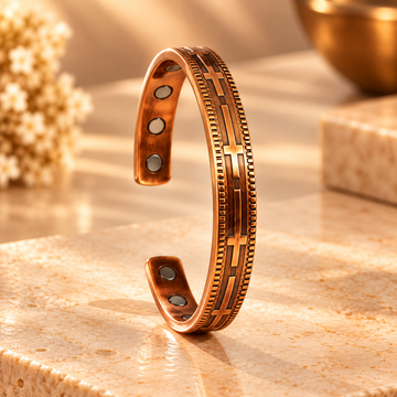 Holy Cross Magnetic Copper Kada for Men & Women | GemsYatra