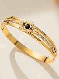Glamorous Rose Gold Bangle Bracelet