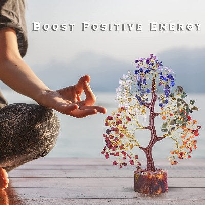 bonsai tree spiritual benefits Positive Energy, Fortune, Money & Good Luck 7 Chakra Tree Bonsai, Feng