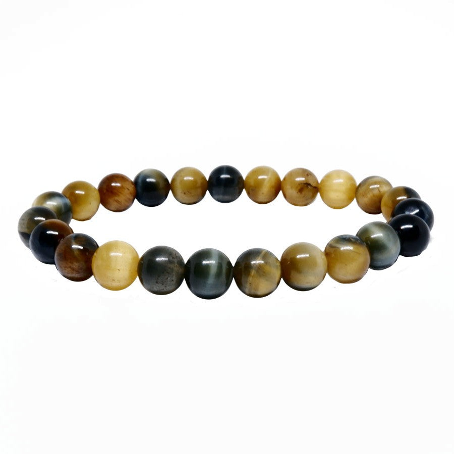 Attracts power, strength, and defensive energies Golden Tiger Eye Bracelet
