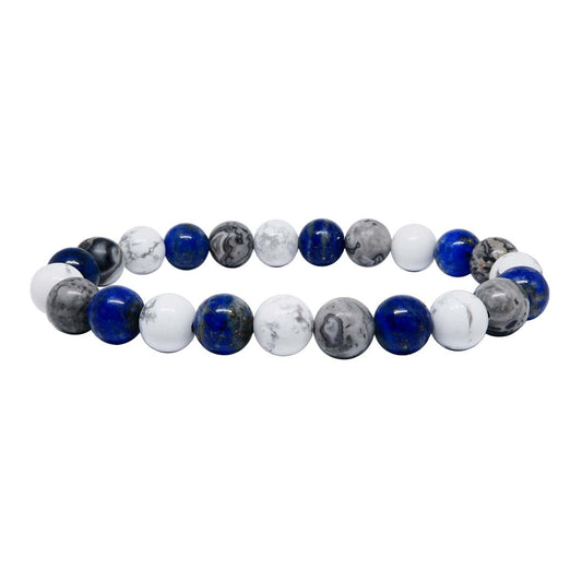 Elevate Your Look with Lapis Lazuli Howlite and Mapstone
