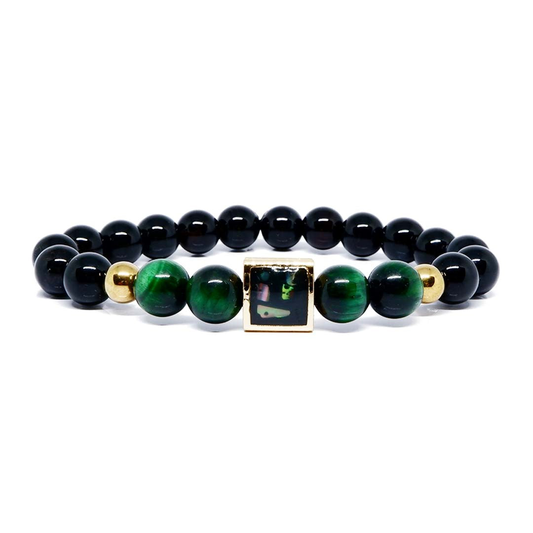 Increase Your Aura Bracelet with Green Tiger Eye for Women/Girls