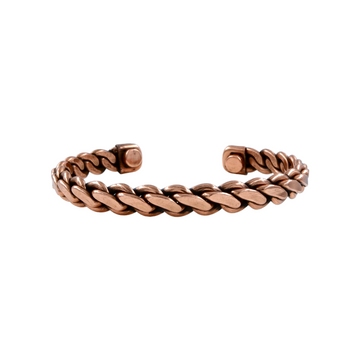 Adjustable Pure Copper Twisted Bracelet for Unisex