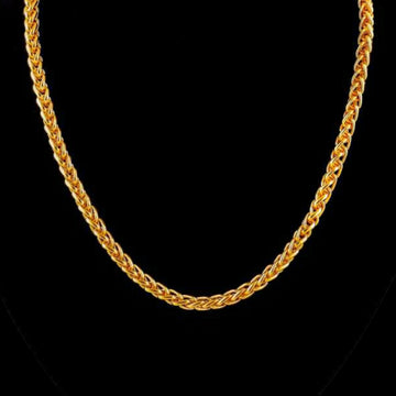Stainless Steel 22k Micro Gold Plated Chain For Men
