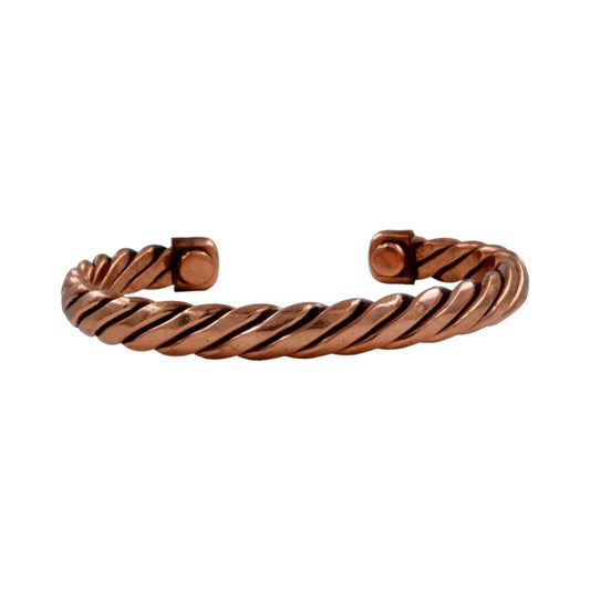 Adjustable Pure Copper Twisted Brcelet for Unisex
