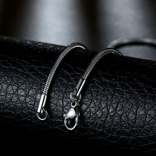 Snake chain for Men/Women Round Shape Made with Italian Stainless Steel 2MM